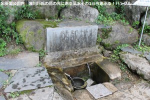 浅川巧氏のお墓の先にある薬水その1